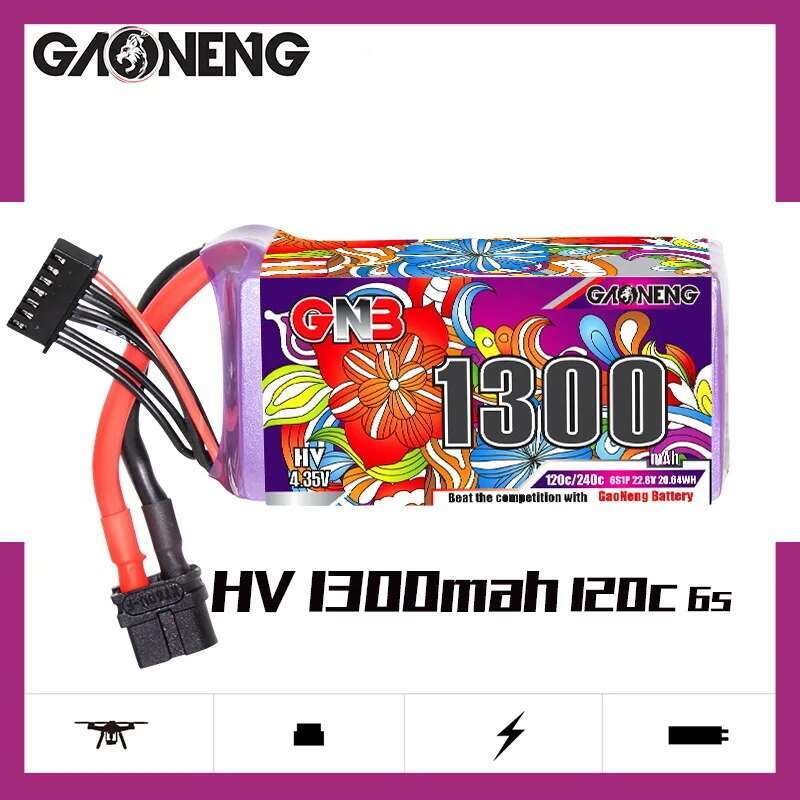 2Pcs GNB 6S Lipo Battery 22.8V - Drone Battery Lipo ulasan dan harga