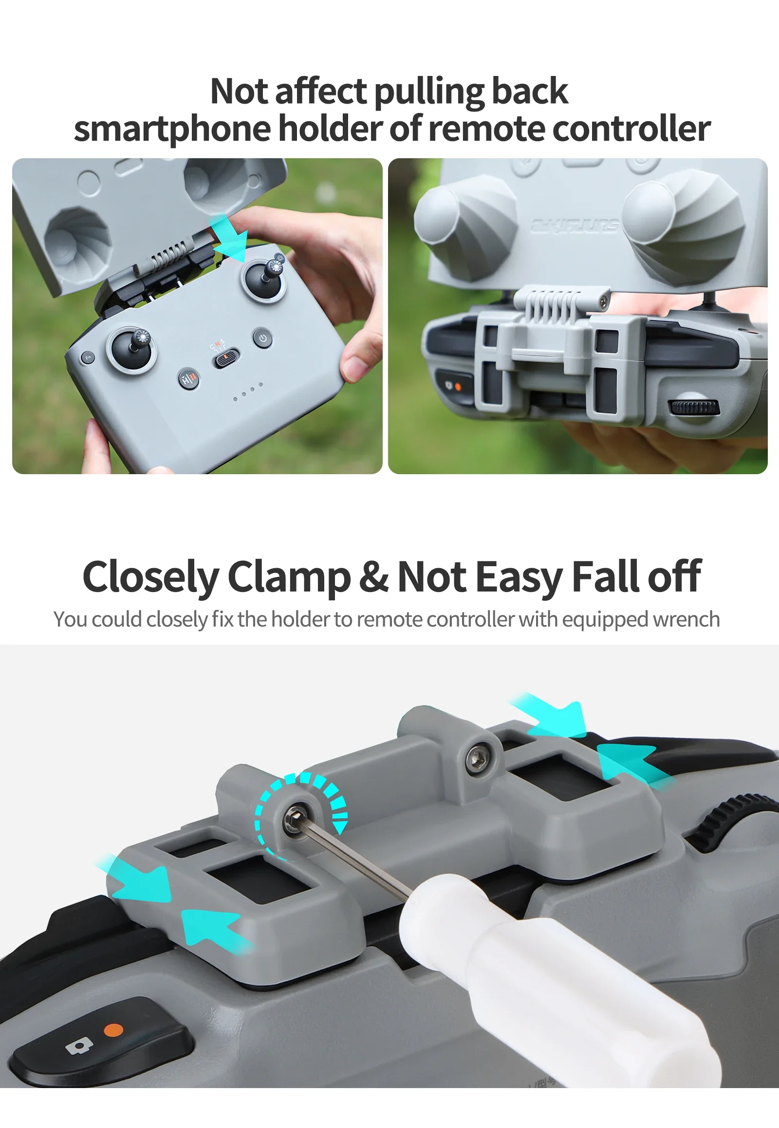 2 in 1 Controller Protector Su - Dji Drone Mini 4 Pro ulasan dan harga