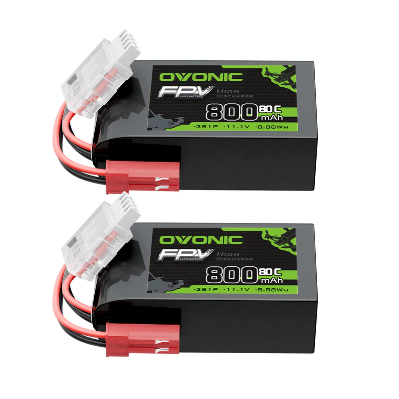 OVONIC 11.1V 80C 800mAh 3S LiP - Drone Battery Bag ulasan dan harga