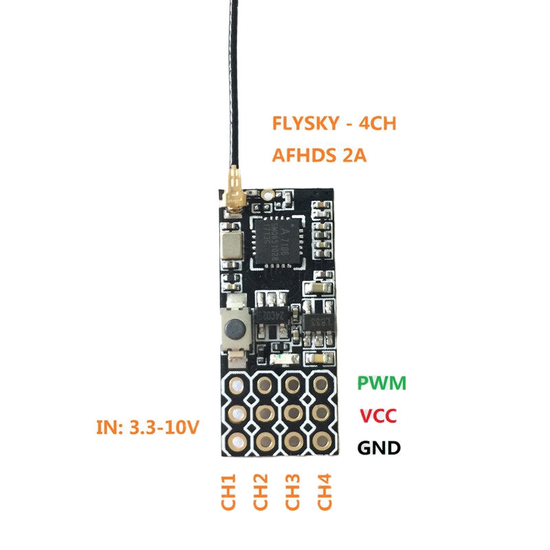 Flysky FS2A Mini Receiver 4CH  - Drone Battery Lipo ulasan dan harga
