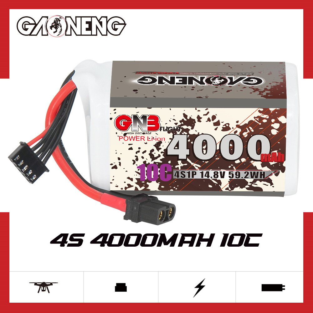 GNB 4000mAh 4S 14.8V 10C 20C W - Drone Battery Lipo ulasan dan harga