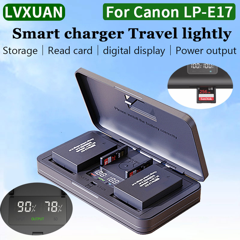 LVXUAN LP-E17 Battery Charger, - Canon Camera Eos R8 ulasan dan harga