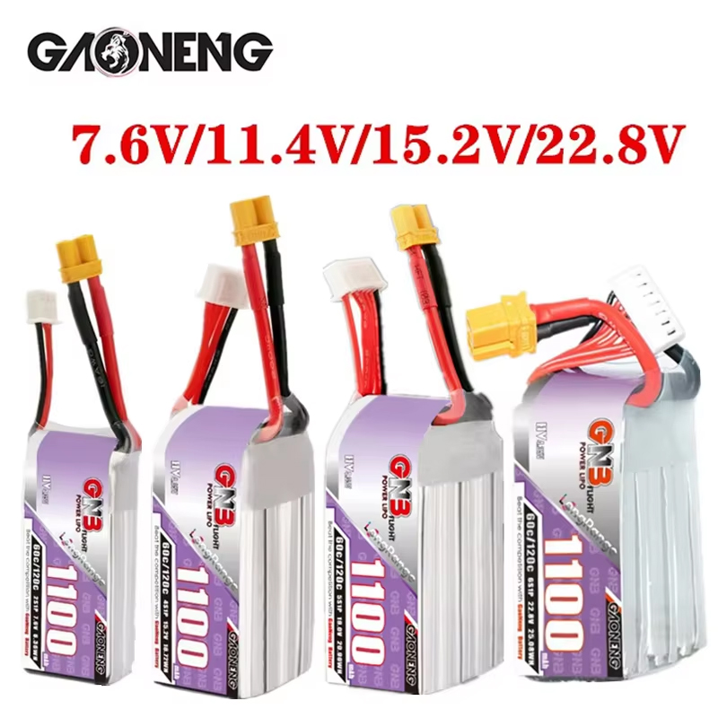 GNB 1100mAh 2S 3S 4S 6S 60C/12 - Drone Battery Lipo ulasan dan harga