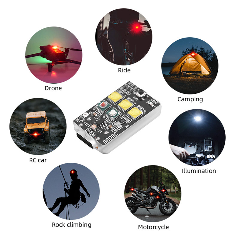 Mini Drone Strobe Light for DJ - Dji Drone Air 3 ulasan dan harga