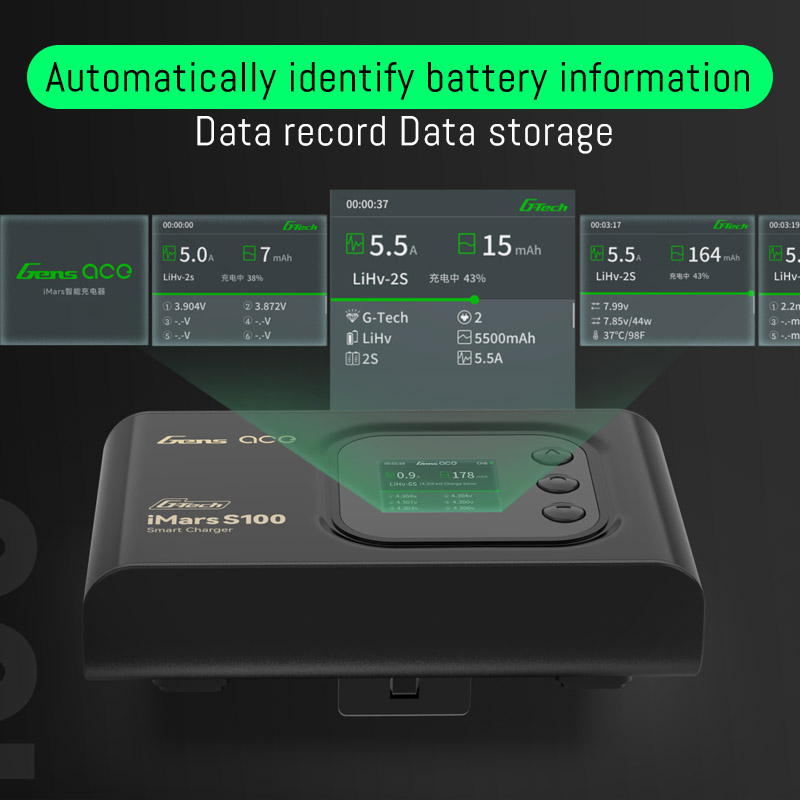 GensAce iMars S100 G-Tech Smar - Drone Battery Smart ulasan dan harga