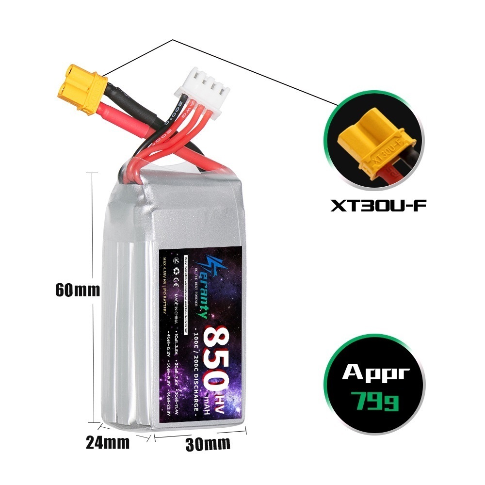 1/2/3PCS TERANTY 3S 11.4V Lipo - Drone Battery Lipo ulasan dan harga