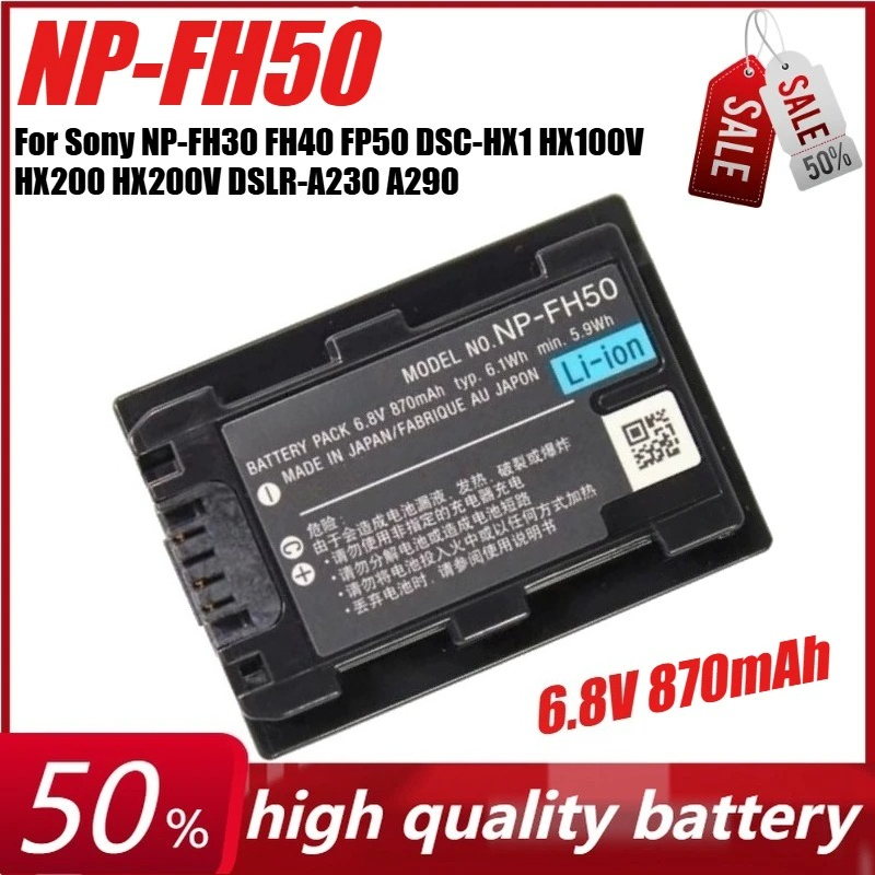 6.8V 870mAh NP-FH50 NPFH50 Cam - Canon Camera Eos R50 ulasan dan harga